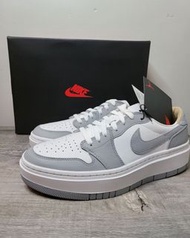Nike Air Jordan Elevate Low Wolf Grey 厚底 灰白