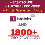 Elementor Pro and Elementor Templates for WordPress (Over 1800 Elementor Templates from Envato Eleme