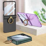For Samsung Galaxy Flip 7 phone case Flip 7 shell film integrated casing ring holder Flip 7 anti dro