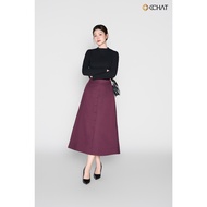 Amelie Straight Skirt CCHAT Buttoned High Quality Khaki Material 25CDS2012XT