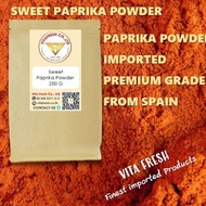 PAPRIKA POWDER SWEET 100Grams พริกปาปริกาป่น ขนาด 100กรัม ปาปริก้า 100% Spain