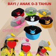 BASEBALL CAP FOR BABY GIRLS AND BOYS 0-3 YEARS DOLL STYLE / 1 2 3