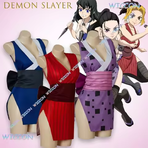 Dem onSlayer Kim etsunoY aiba Suma Hinatsuru Makio Cosplay Kimono Oiran Costume Anime Stage Hallowee