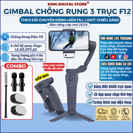 Gimball Chống Rung F12 3AXIS -Gimbal 3 Trục Chống rung - Tay Cầm Chống Rung Cho Điện Thoại Phóng To 