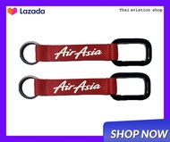 Air asia Keychain พวงกุญแจ Nylon air asia สำหรับเป็นของขวัญ นักบิน แอร์โฮสเตส หรือแฟนการบิน