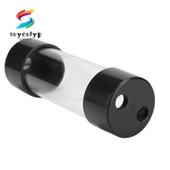 SUYOUMY Water Cooling Reservoir, Transparent Cylinder 150mm Length Water Cooling Tank, Durable G1/4 
