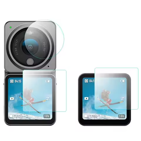 Tempered Glass Screen Protector Cover For DJI OSMO Action 2 Camera Lens Display Screen Protection Fi