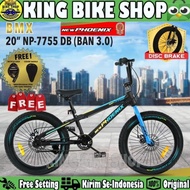 Sepeda Bmx Anak Laki-Laki 20 Inch Bmx Phoenix 7755 Cakram ( Bonus )