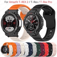 Silicone Band For  Huami Amazfit T-Rex / T-Rex Pro / T-Rex 2 Smartwatch Soft Breathable strap