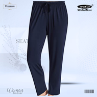 SDC Women Plus Size Premium Seluar Tidur Sleeping  Loungewear Pajama Navy