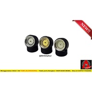 A2C PREMIUM ALLOY BBS RS 10mm Rubber Tire Free AXLE SHEATH TC6