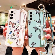 YBD Colorful Butterfly Phone Case For Samsung Galaxy A56 A54 A55 A24 A36 A25 A26 A34 A35 M56 M55 C55