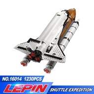 DHL Lepin 16014 1230Pcs Space Shuttle Expedition Model Building Kits Blocks Bricks Toys For Children