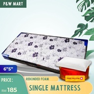 Honey Tilam Bujang / Mattress 5/6inch (5years warranty)