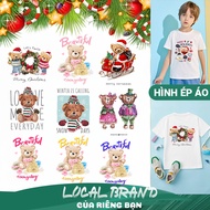 [Image ironed, heat pressed] Image of ironing pants and shirts Trend Christmas, Christmas ironed wit