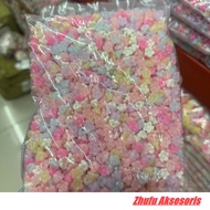 1 Pound Jelly Flower Beads