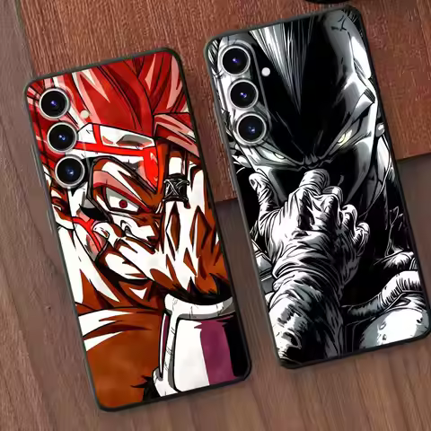Dragon Ball Vegeta Art Black Soft Phone Cover Case for Samsung Galaxy A35 A24 A55 A23 A53 A25 A71 A5