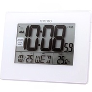 Seiko QHL057W QHL057WN Digital Large LCD Display Alarm Desktop Calendar Clock
