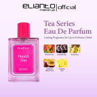 Elianto Tea Series EDP Perfume – Long Lasting | Minyak Wangi Tahan Lama (Peach, Passionfruit, Cocoa)