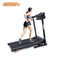 OneTwoFit Foldable 2.5HP Treadmill 12km/h Incline Running Walking Machine For Home Gym Man Women OT0332