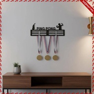 leipupa Iron Medal Holder Display Rack Wall Award Organizer Shelf for Sports Match Home Accomplishme