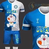Cute sportswear kute Doremon 04 - Extremely Unique Soccer Shirt 2024