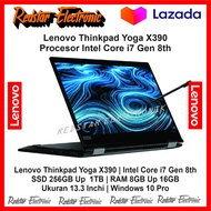 Laptop Keren Super Slim! Lenovo Thinkpad Yoga X390 Procesor Intel Core i7 Gen 8th Kapasitas 16GB/512