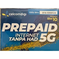 CelcomDigi Prepaid Sim Card "Easy to Remember" 014-5998528