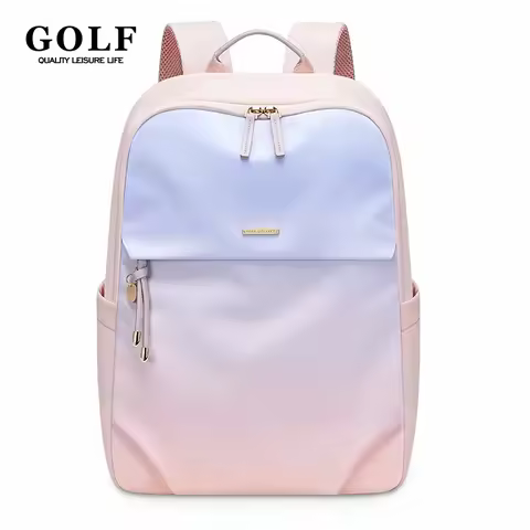 GOLF Laptop Backpack Women Back Pack Bags Fashion 16 inch Backbag with Many Pockets Waterproof Color