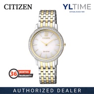 Citizen Lady EX1484-81A Analog Eco-Drive Watch (100% Original & New)