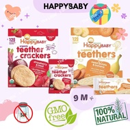 [Baby Food] Happy Baby Teethers, Organic Crackers Baby Food, Biscuit Biskut Bayi Baby Snack 12 Packs