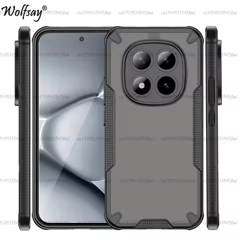 Translucent Matte Armor Case For Redmi Note 15 Pro Plus Matte Back Case Redmi Note 15 Pro Cover For 