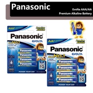 4PCS/1PACK Panasonic Evolta AAA/AA  Premium Alkaline Battery