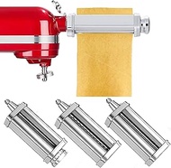 Stand Mixer Attachment Pasta Roller &amp; Cutter for KitchenAid Stand Mixers 3-Piece Set