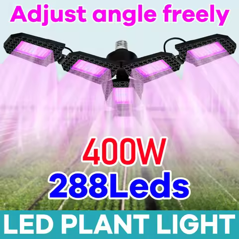 LED Full Spectrum Plant Grow Light Deformable Plant Growth Lights Bulbs E27/E26 Sunlight Hydroponic 