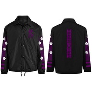 UNGU Purple patterned coach brahman jacket