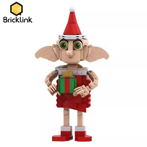 Bricklink Ideas Magic Movie Action Figures Dobby the House Elf Christmas Costume 76421 Building Bloc