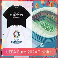 GC1 UEFA Euro 2024 European Football Championship Delaunay Cup 3D summer T-shirt Anime Short Sleeve 