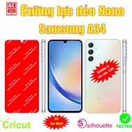 Toughened flexible screen protector for Samsung A34 phone