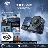 DJI Osmo Action 6 Sports 4K 8K 120fps 960fps Camera Aperture 1/1.1-Inch Square Sensor 50GB Storage H