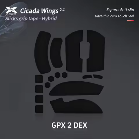 X-Raypad Cicada Wings V2 Slicks Grip Tape For Logitech G PRO X SUPERLIGHT 2 DEX (GPX 2 DEX)
