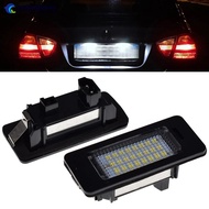 NOBELJIAOO 1Pc/2Pcs 6000k Car License plate Light White No Error Led Number License Plate Light For 