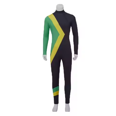 Cool Runnings Cosplay Bobsled Team Skin Costume Tights Skating Tights