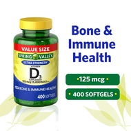Spring Valley Vitamin D3 5000iu