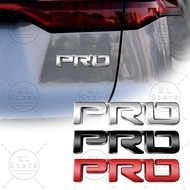 3D Metal Car Sticker Rear Trunk Emblem Badge Body Decals For Toyota PRO Logo Tacoma Tundra 4Runner A