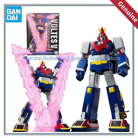 Bandai Shokugan Smp Voltes V Together Set SP Edition Voltes Action Figures Volt Cruiser Bomber Robot