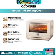 Xiaomi OCOOKER Steam and Cook Oven 20L Large Capacity 蒸烤一体丨圈厨家用智能蒸烤箱 复古白 20L