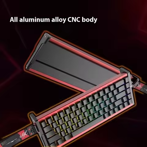 Irok MG68 pro Max Tri-Mode Wireless Mechanical Keyboard Custom 8000HZ 0.01mm RT Aluminium Alloy Gami