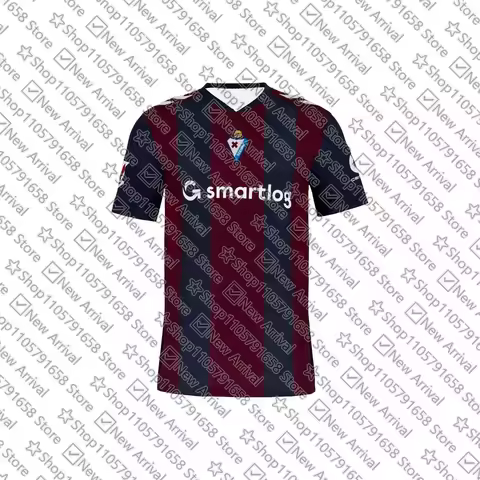 26-27 Quick-dry Breathable Sports Casual 3D Printed Men's T-shirt Family Matching SD Eibar Football 