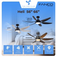 Fanco Heli 56"/ 66" 6 Blade DC Ceiling Fan with Installation Promo